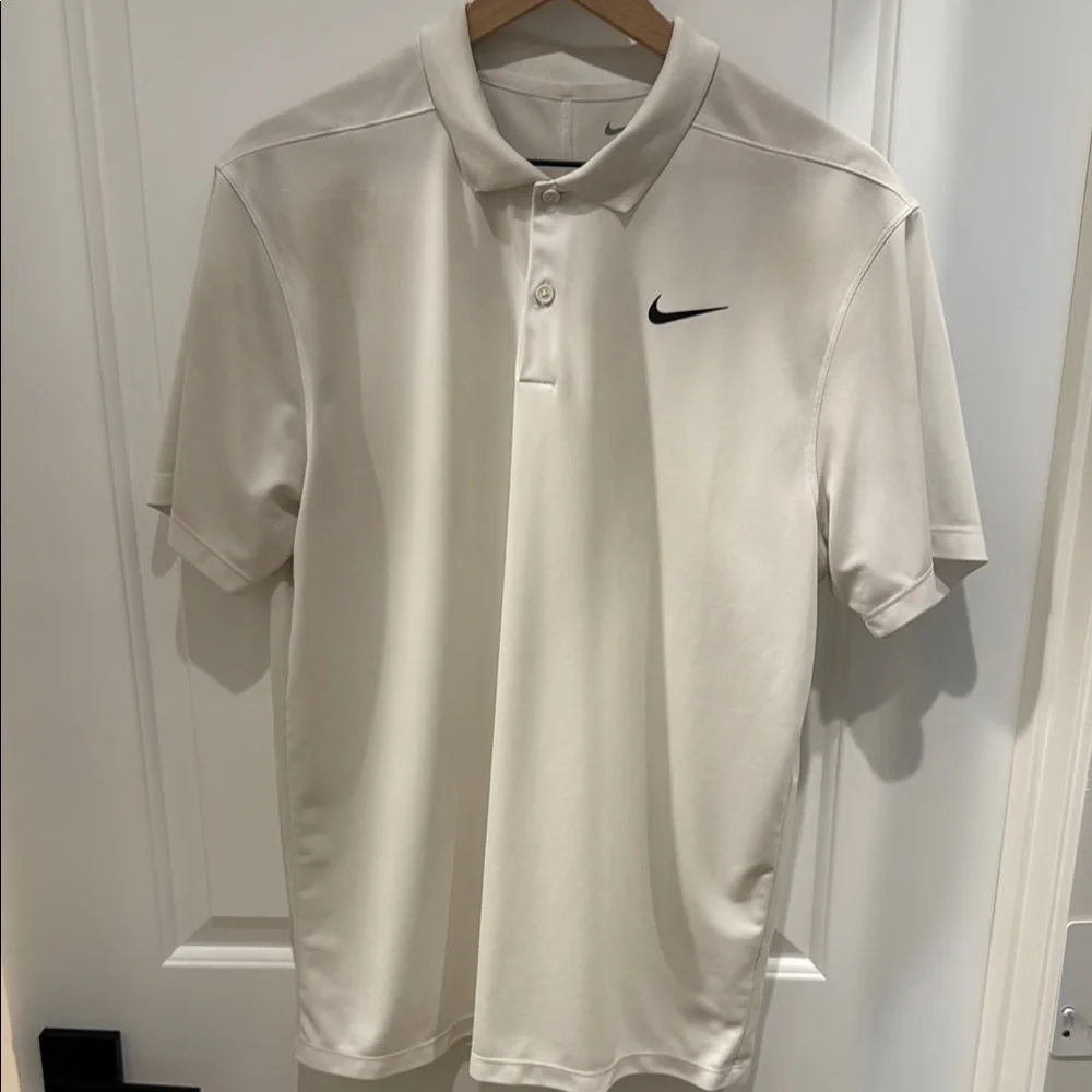 Nike Men's Dri-Fit Golf Polo - White (Medium) - Picture 2 of 4